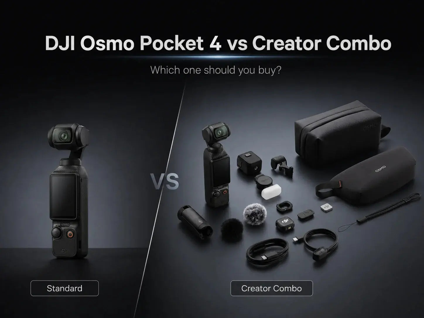 DJI Osmo Pocket 4 vs Creator Combo NZ buying guide