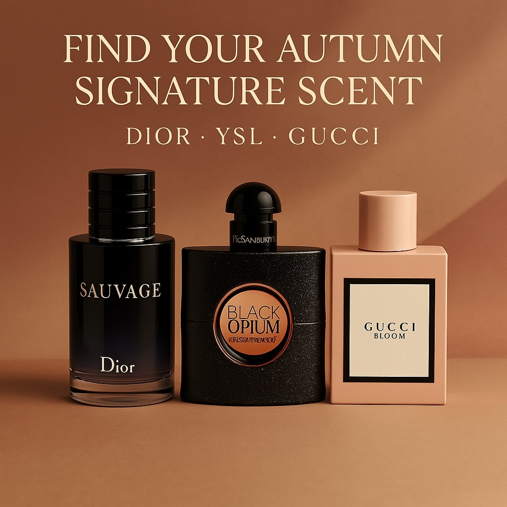 Autumn perfume collection from Dior, YSL, Gucci – available at Gadgets Online NZ