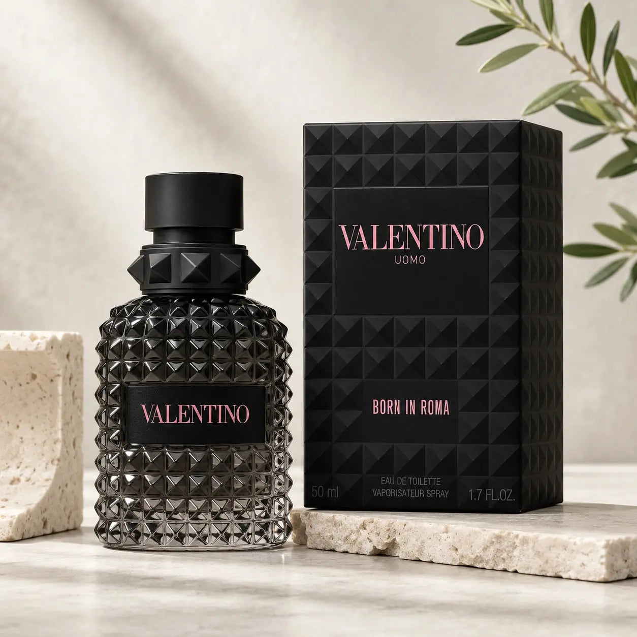 Valentino Uomo Born In Roma EDT 50ml bottle and box product image at Gadgets Online NZ