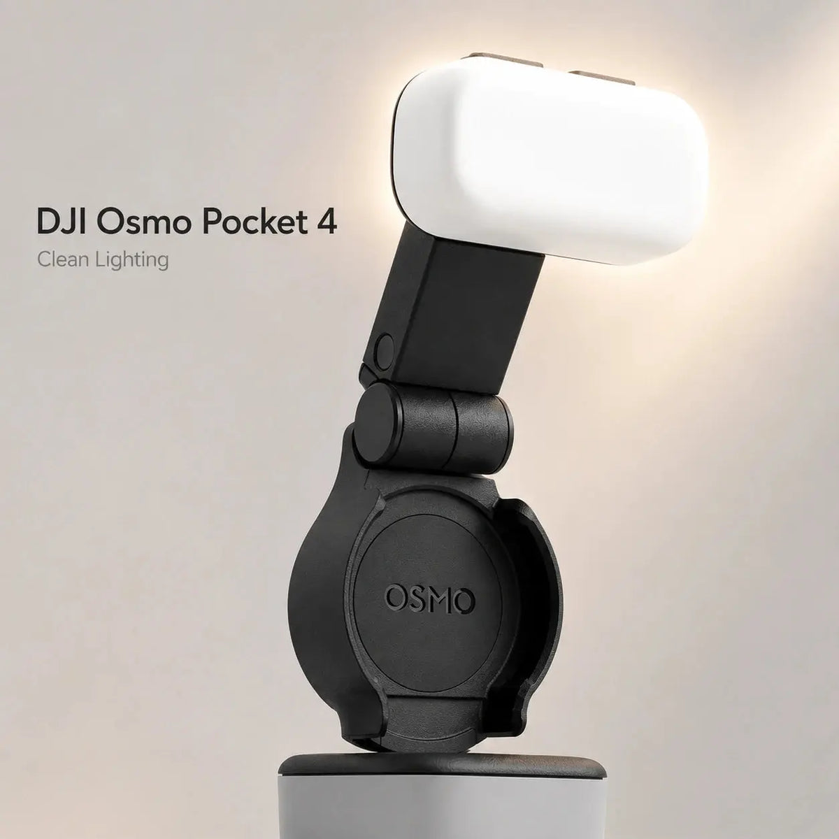 DJI Osmo Pocket 4 Fill Light compact accessory product shot for creators at Gadgets Online NZ