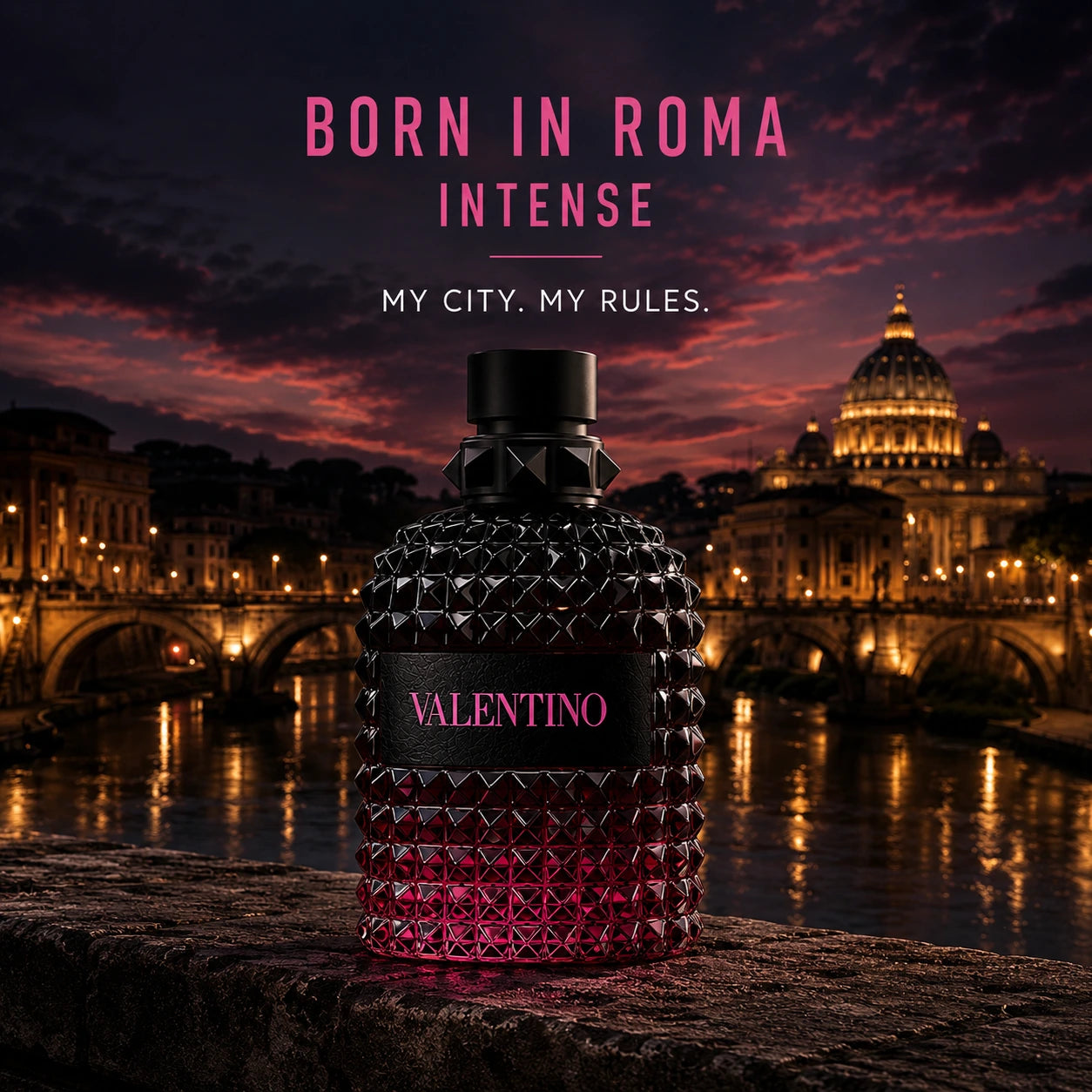 Valentino Uomo Born In Roma Intense Rome night luxury fragrance hero image