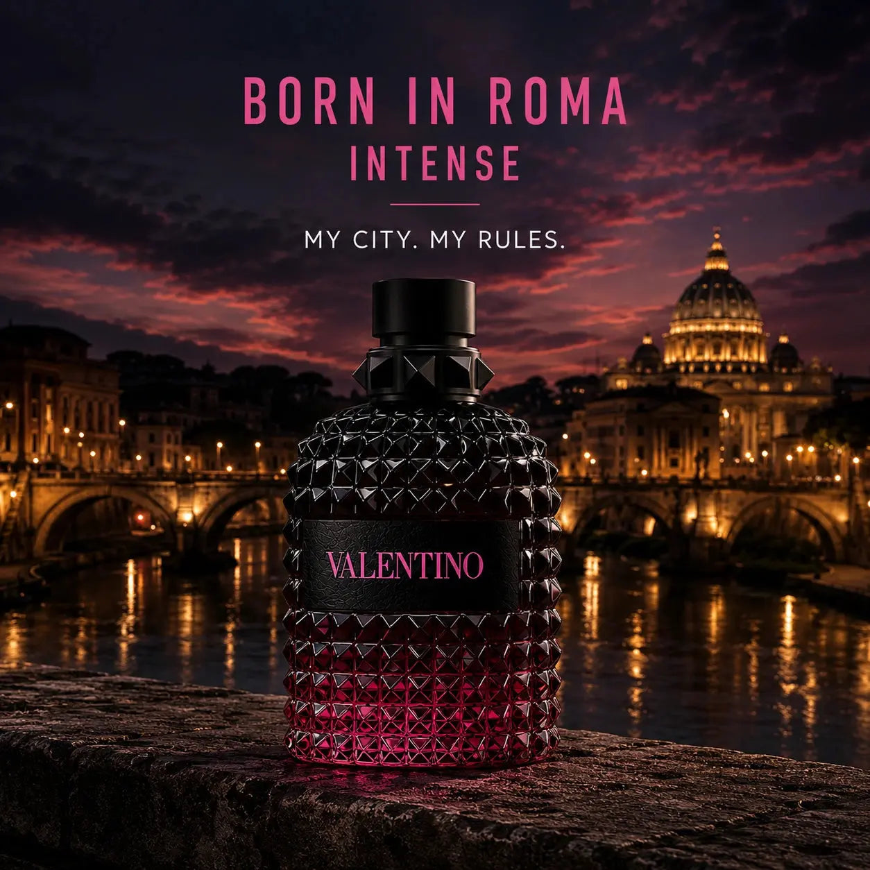Valentino Uomo Born In Roma Intense Rome night luxury fragrance hero image