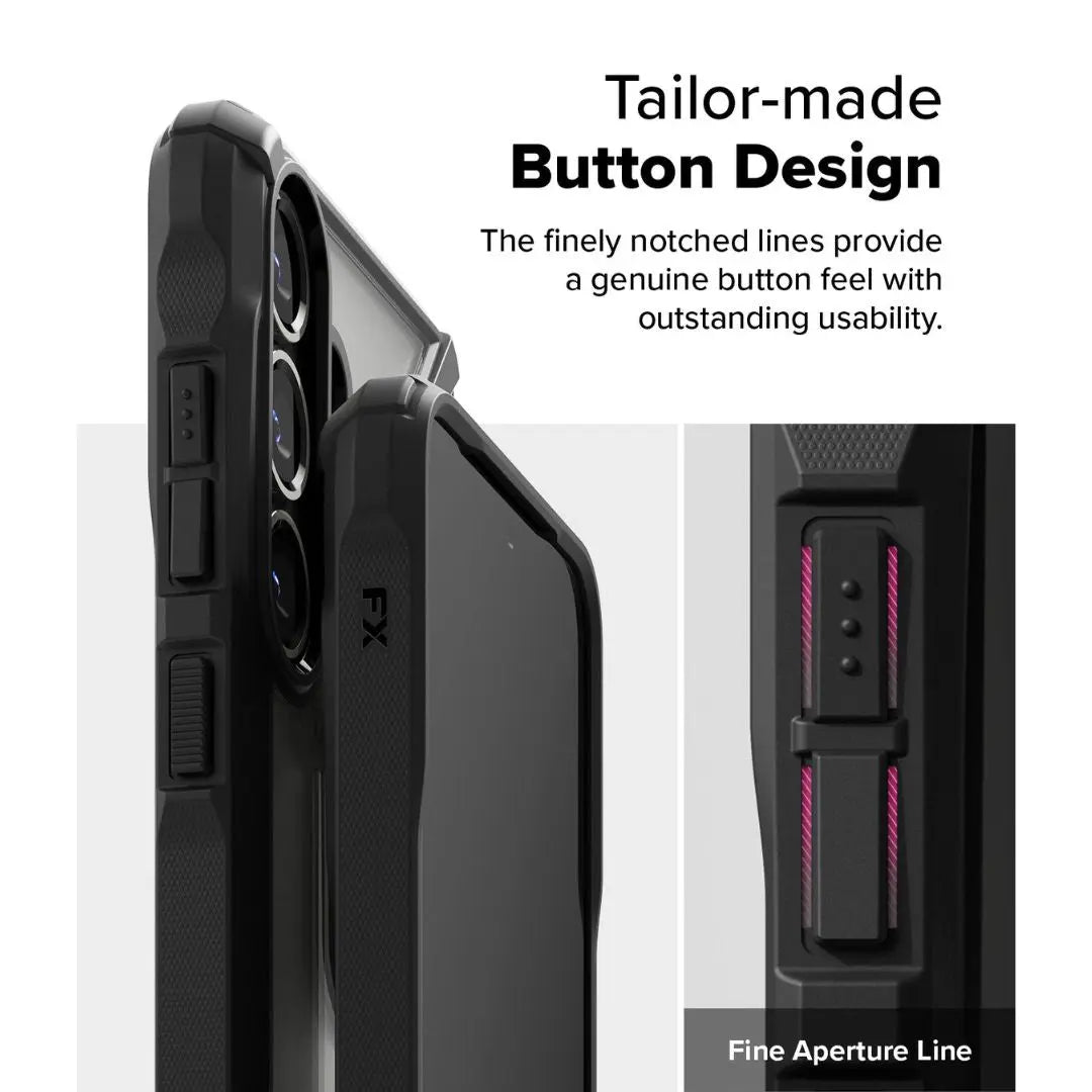 Galaxy S25 Fusion X Black Case by Ringke Ringke