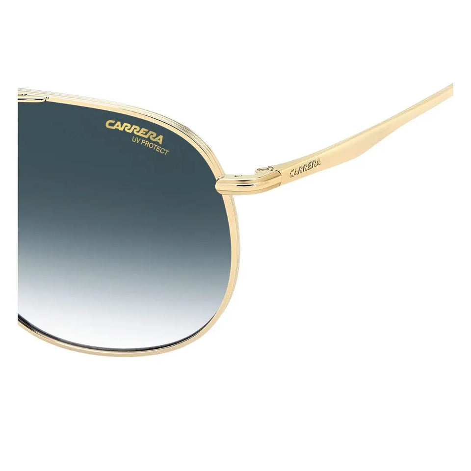 Carrera 363/S men's pilot Gold-framed sunglasses with gradient lens on a white background