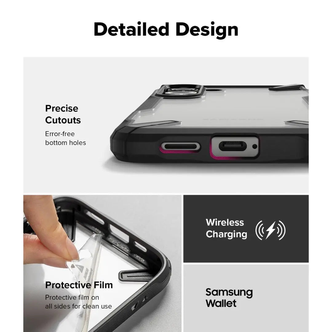 Galaxy S25 Fusion X Black Case by Ringke Ringke
