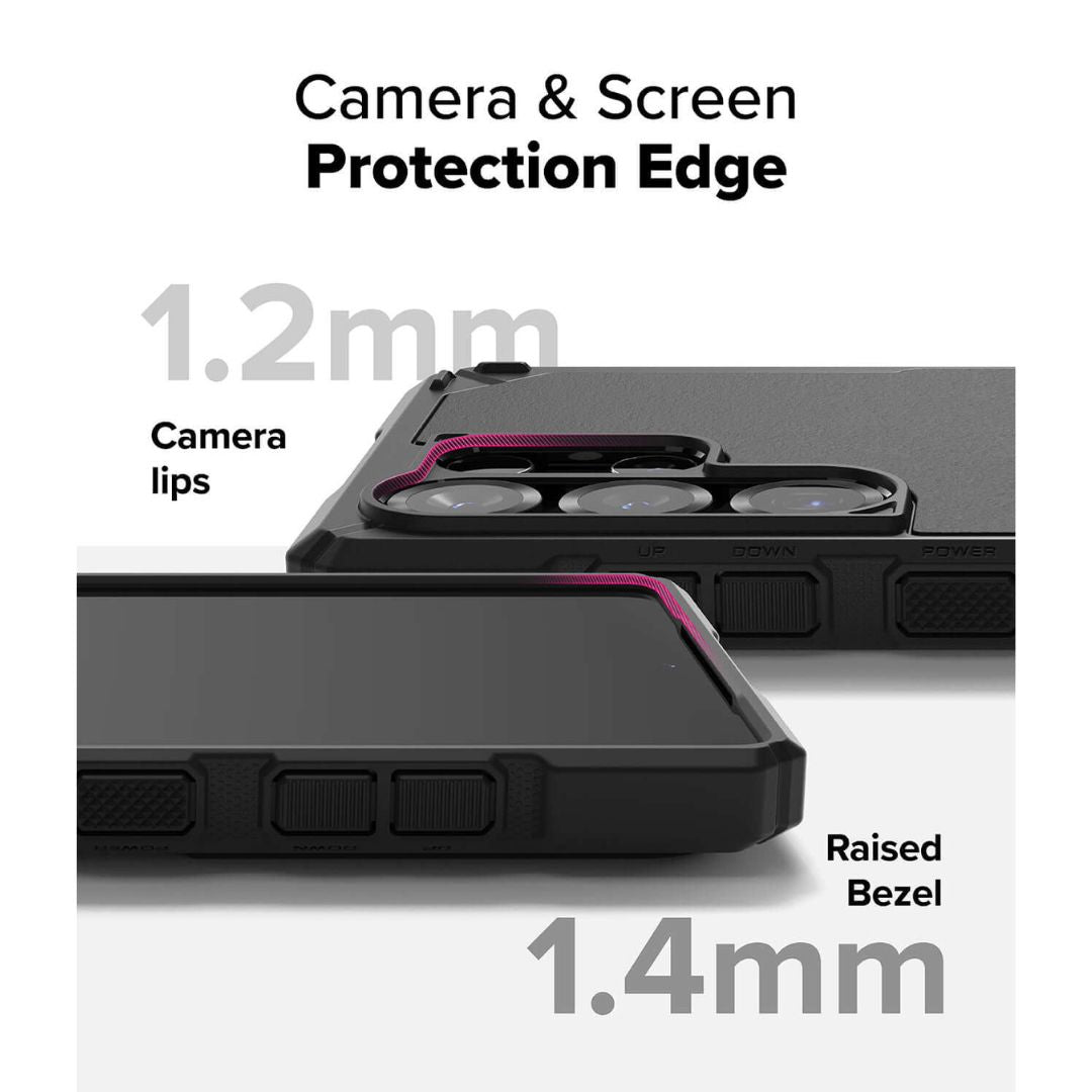 Camera & Screen Protection Edges for Samsung S25 Ultra.