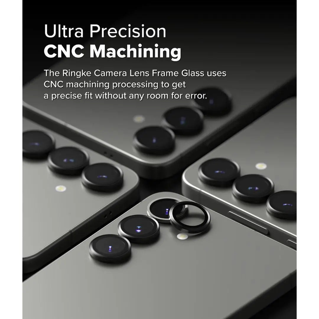 Galaxy S25 individual camera lens protectors with Ultra Precision CNC Machining