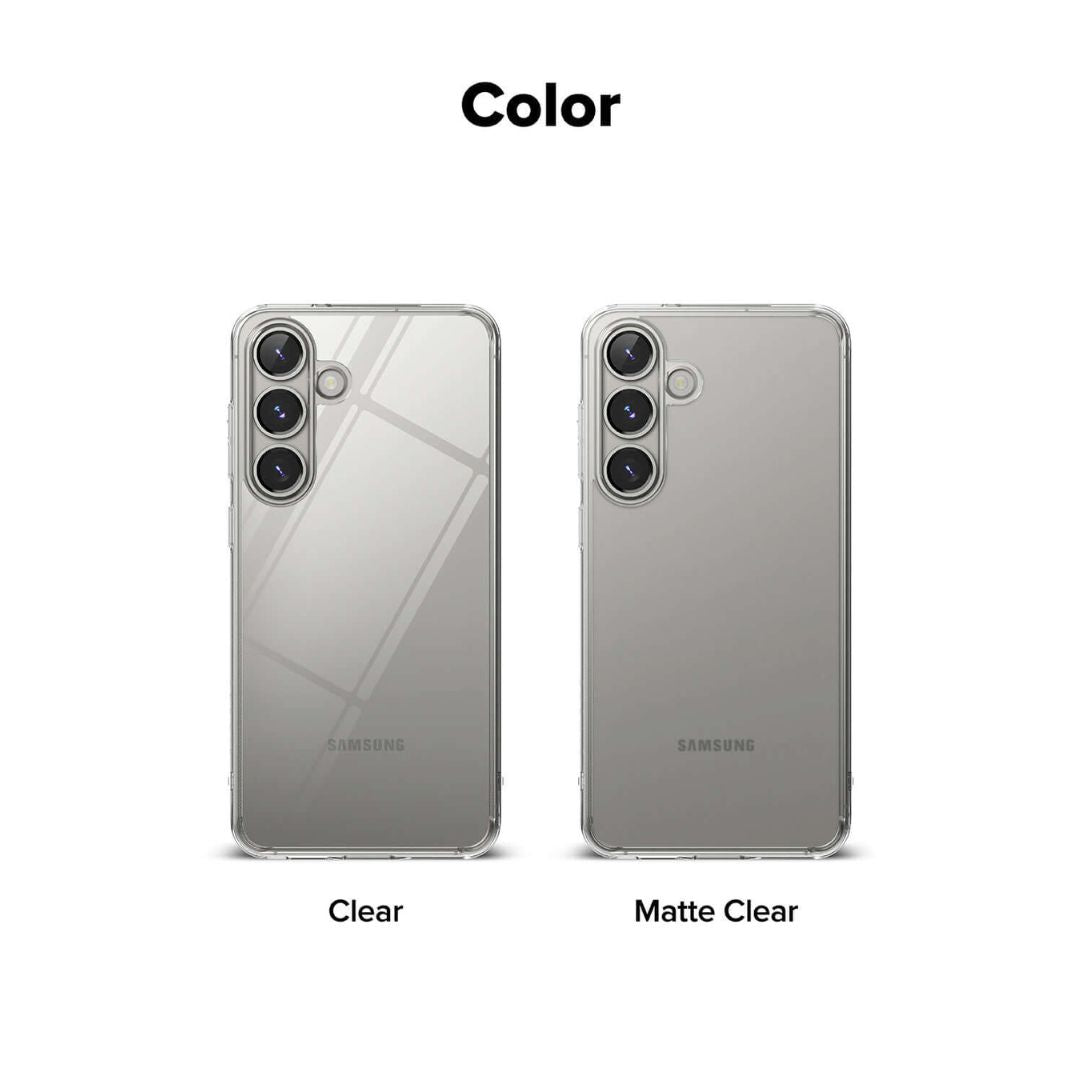 Galaxy S25 Plus Fusion Matte Clear Case by Ringke Colro Matte Clear