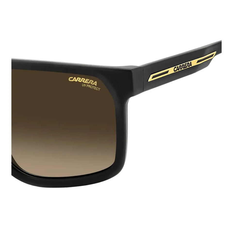 Side look Carrera Victory C 14/S men's sunglasses with black frame and gradient lens on a white background