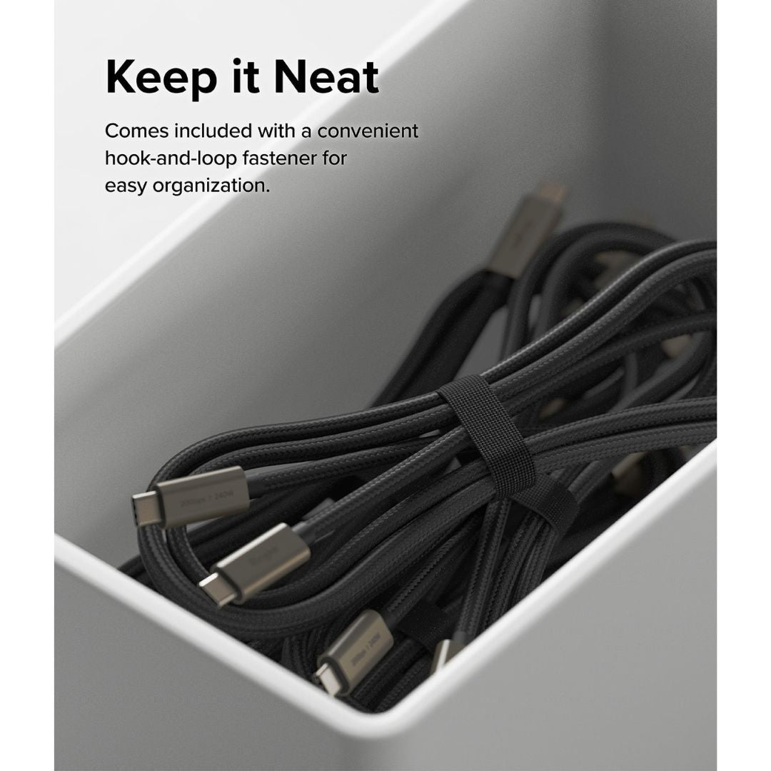 Reinforced Aluminum Alloy USB Connectors – Ringke USB-C 2M Cable