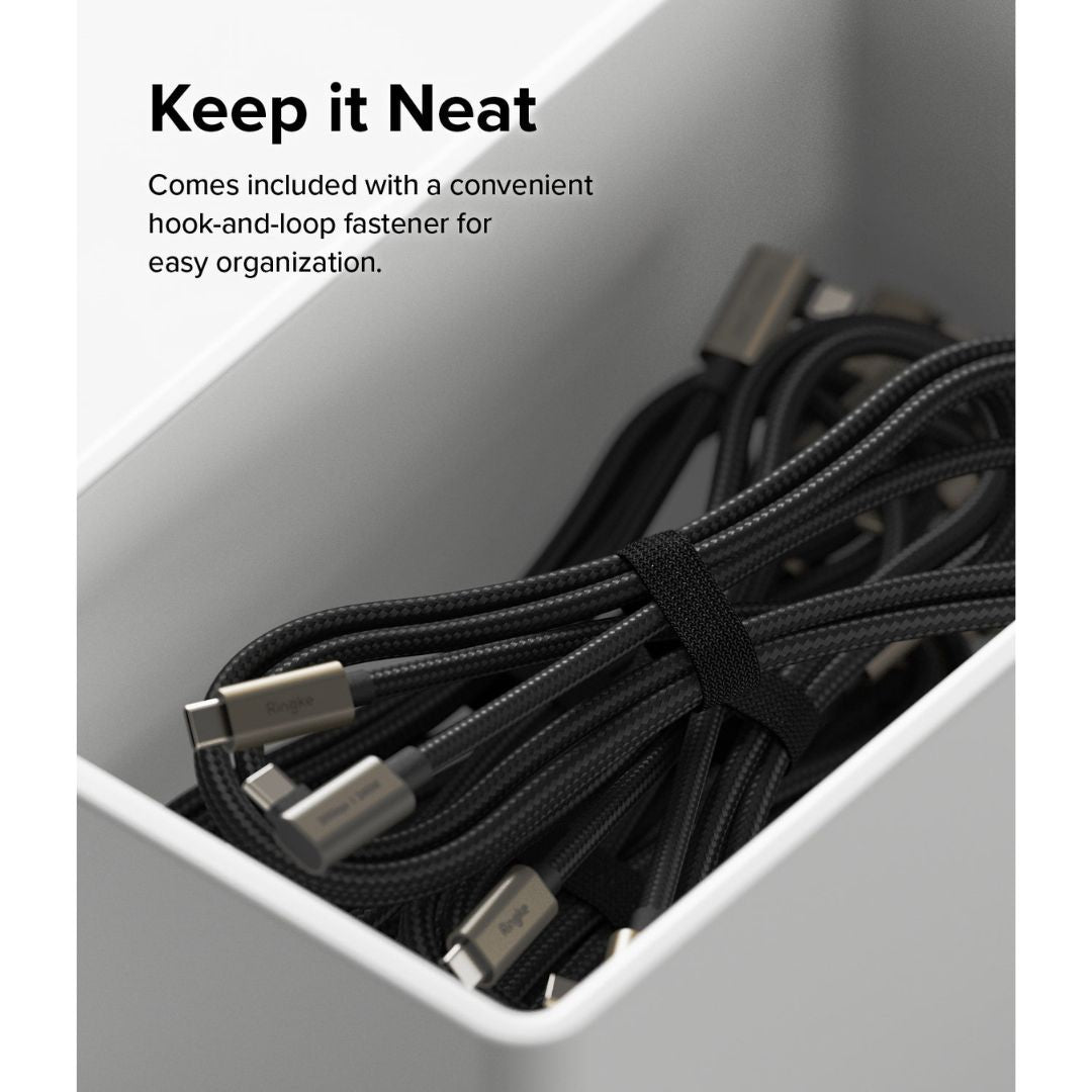 Ringke USB-C to USB-C Charging & Data Cable with 90° Design