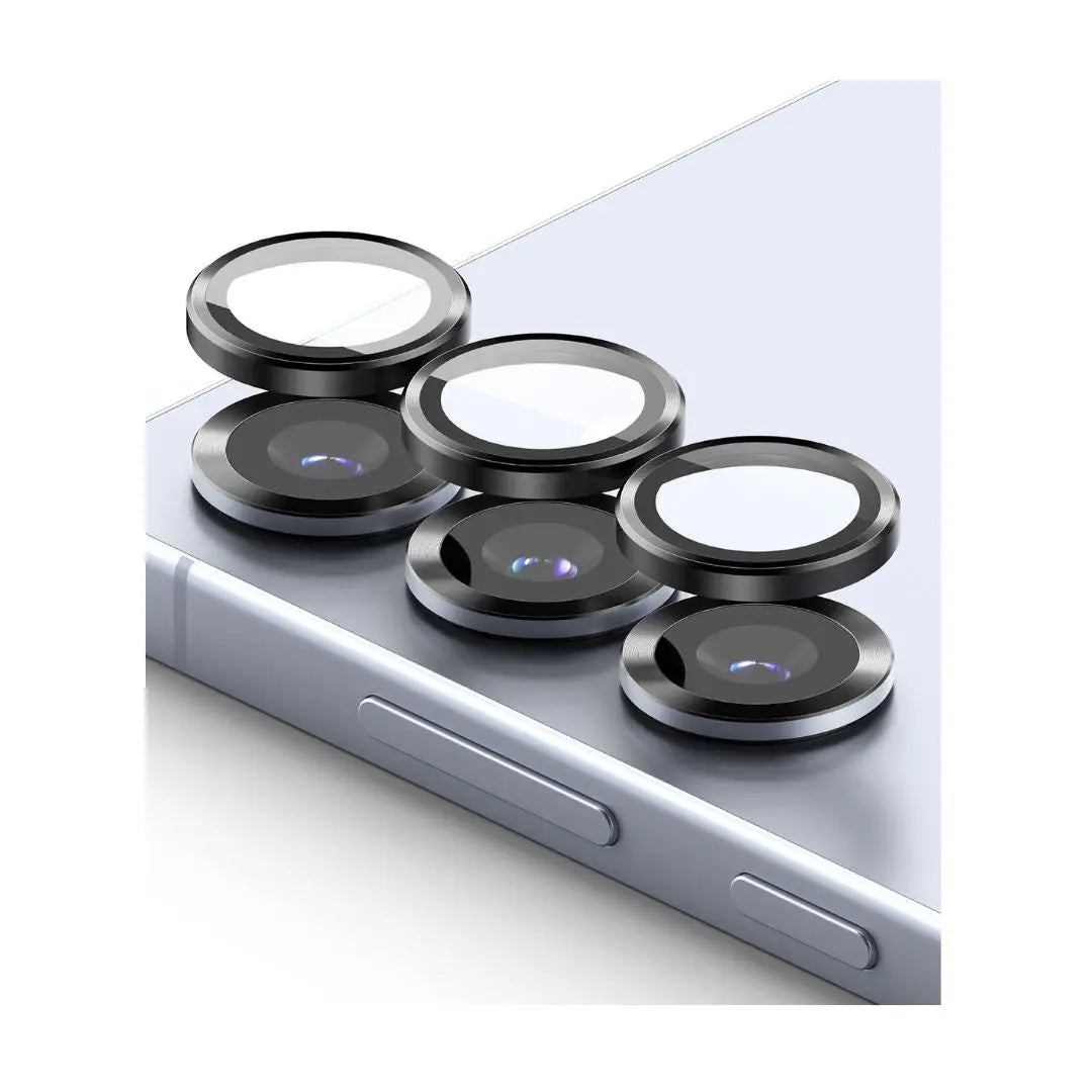Samsung Galaxy S25 Plus camera lens protectors displayed individually