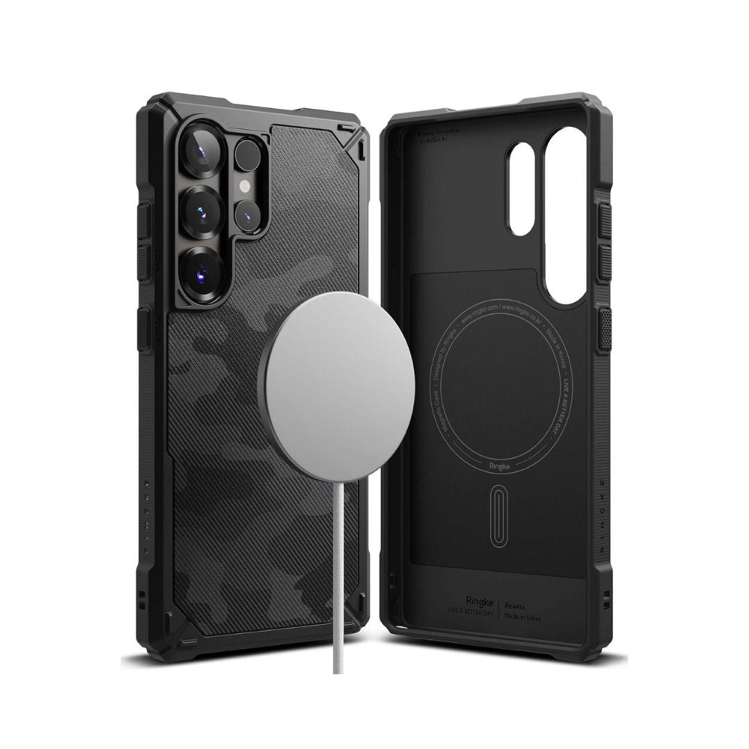 Ringke Rugged Gear Magnetic Camo Case for Samsung Galaxy S25 Ultra – Military-Grade Protection