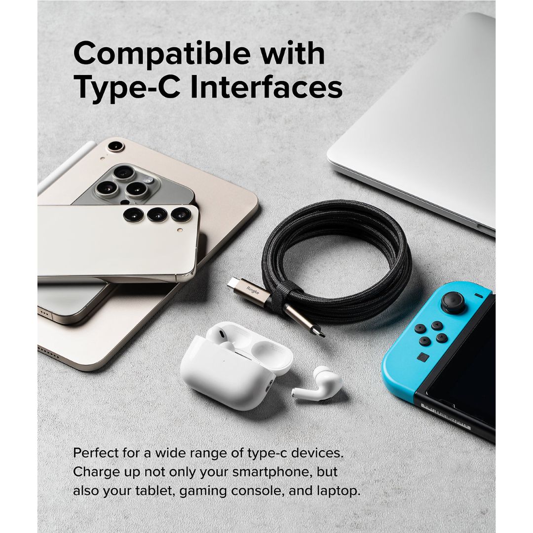 Ringke USB Cable with E-Marker Chip for Safe Power Delivery