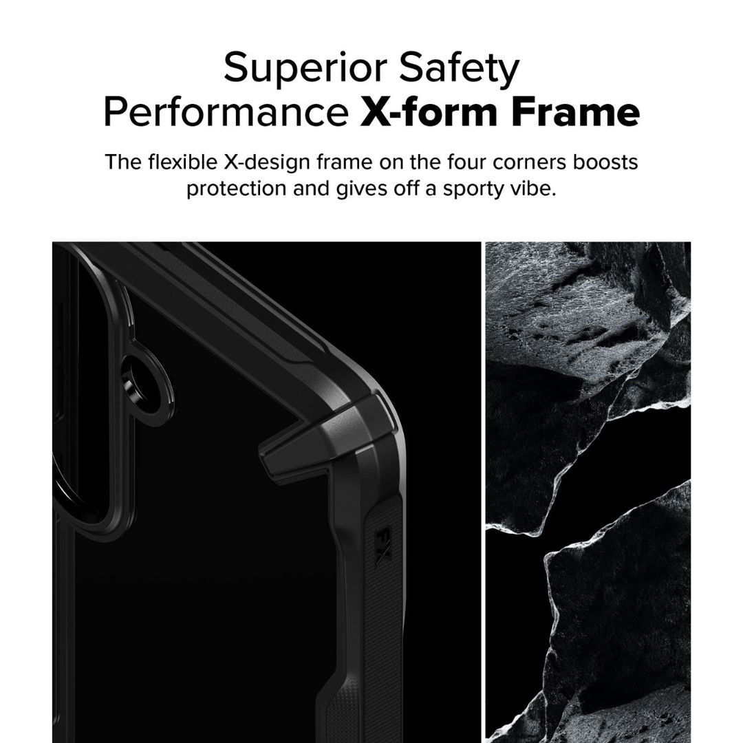 Ringke Fusion X Black Case – Heavy-duty protection with TPU & polycarbonate build wityh X Form Factor