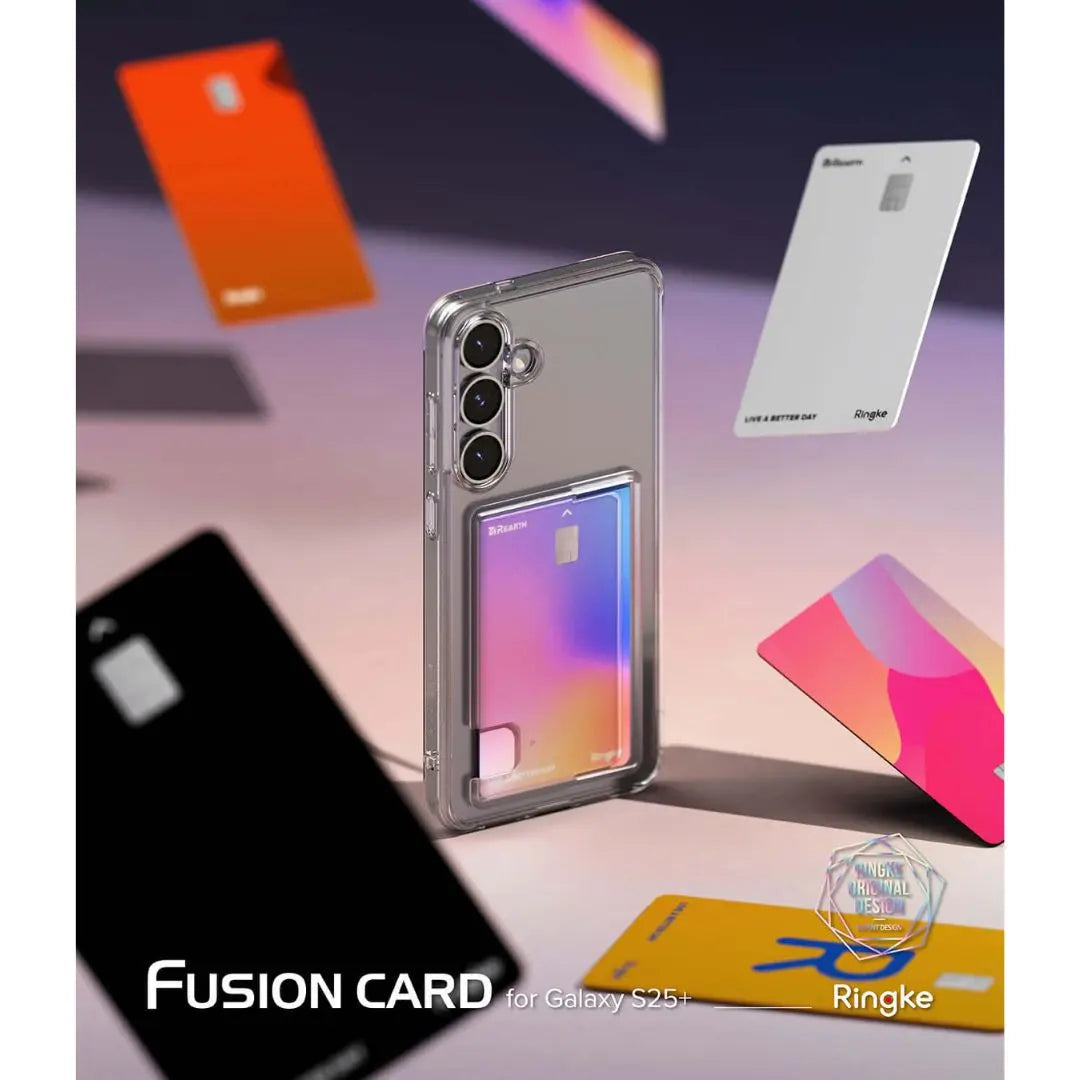 Protective case with card holder for Galaxy S25 Plus – Shockproof & scratch-resistant