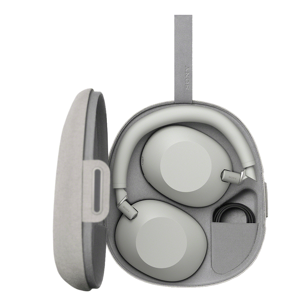 Sony WH-1000XM6 Wireless Noise Cancelling Over-Ear Headphones - Platinum Silver