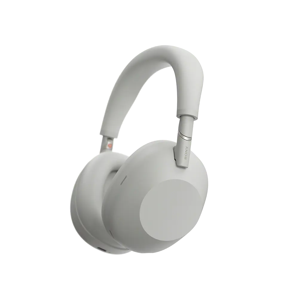 Sony WH-1000XM6 wireless over-ear headphones, emphasizing the sleek matte finish and premium build.