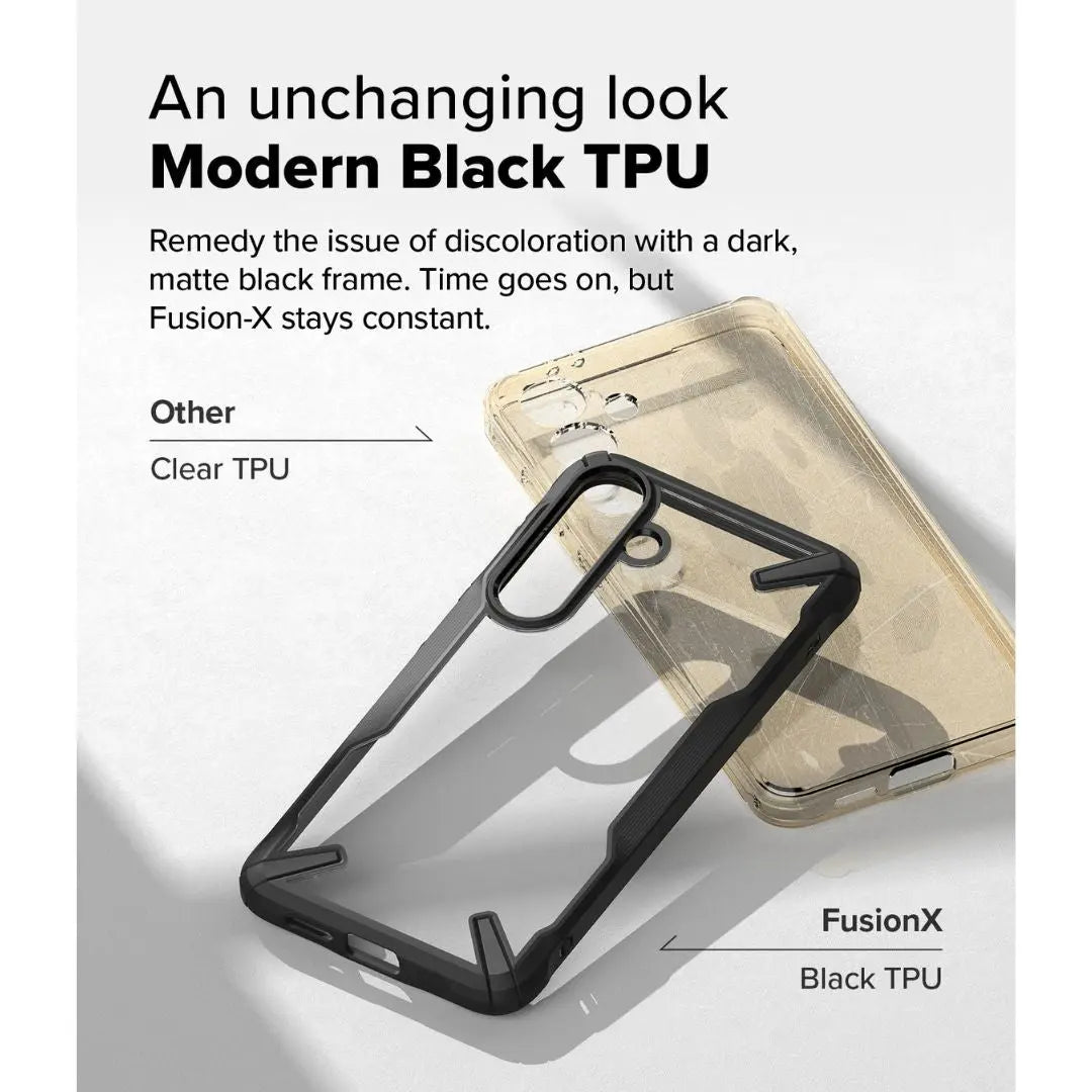 Galaxy S25 Fusion X Black Case by Ringke Ringke