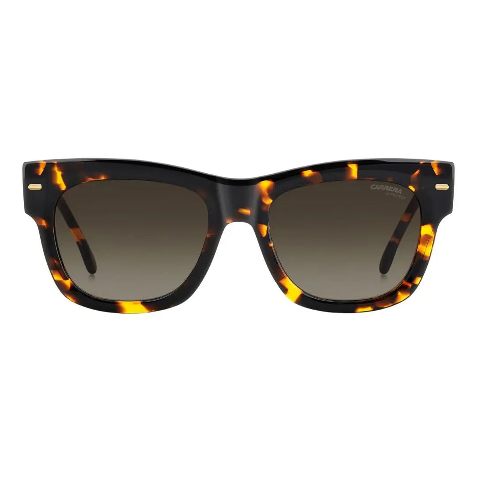 Carrera 3066/S women's Sunglasses with tortoiseshell frame and dark lenses on a white background