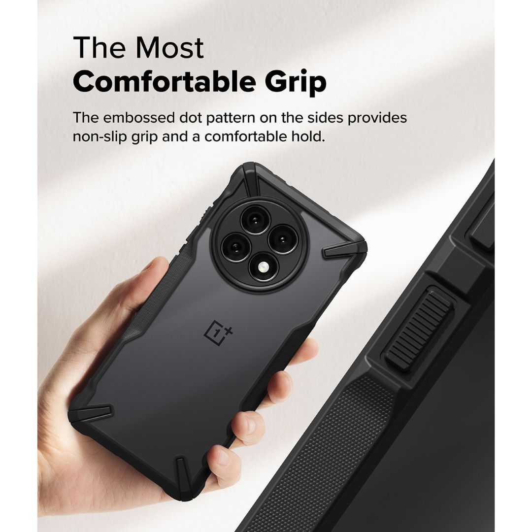 Fusion X Anti-Slip Embossed Grip Detail – Designed for OnePlus 13R