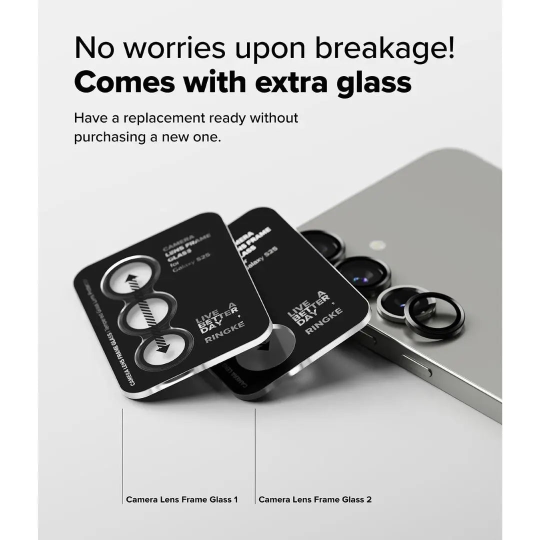 Galaxy S25 Lens Protector Camera Lens Frame Glass Ringke