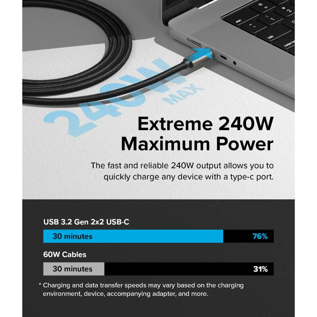 USB 3.2 Gen 2x2 USB-C Cable 1M by Ringke Ringke