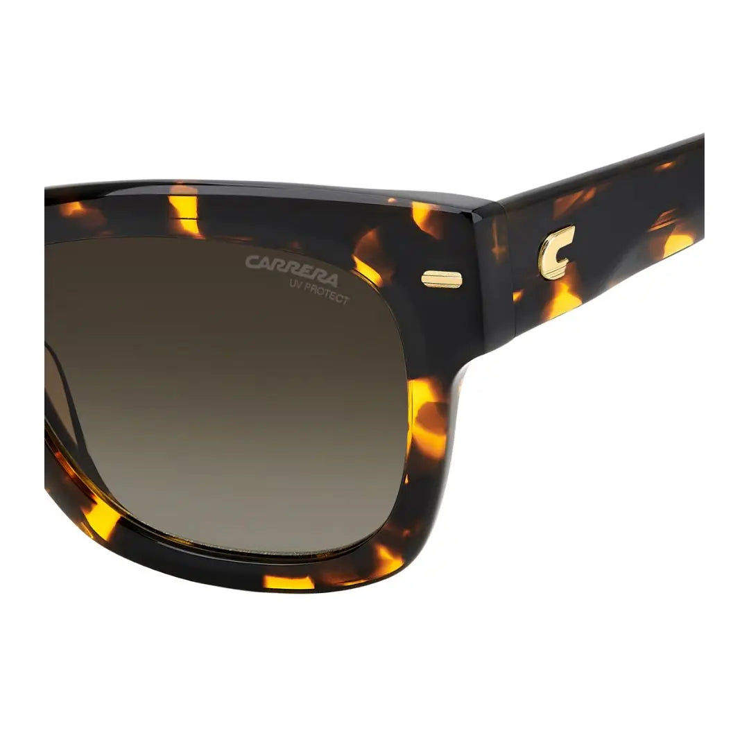 Carrera 3066/S women's Sunglasses with tortoiseshell frame and dark lens on a white background