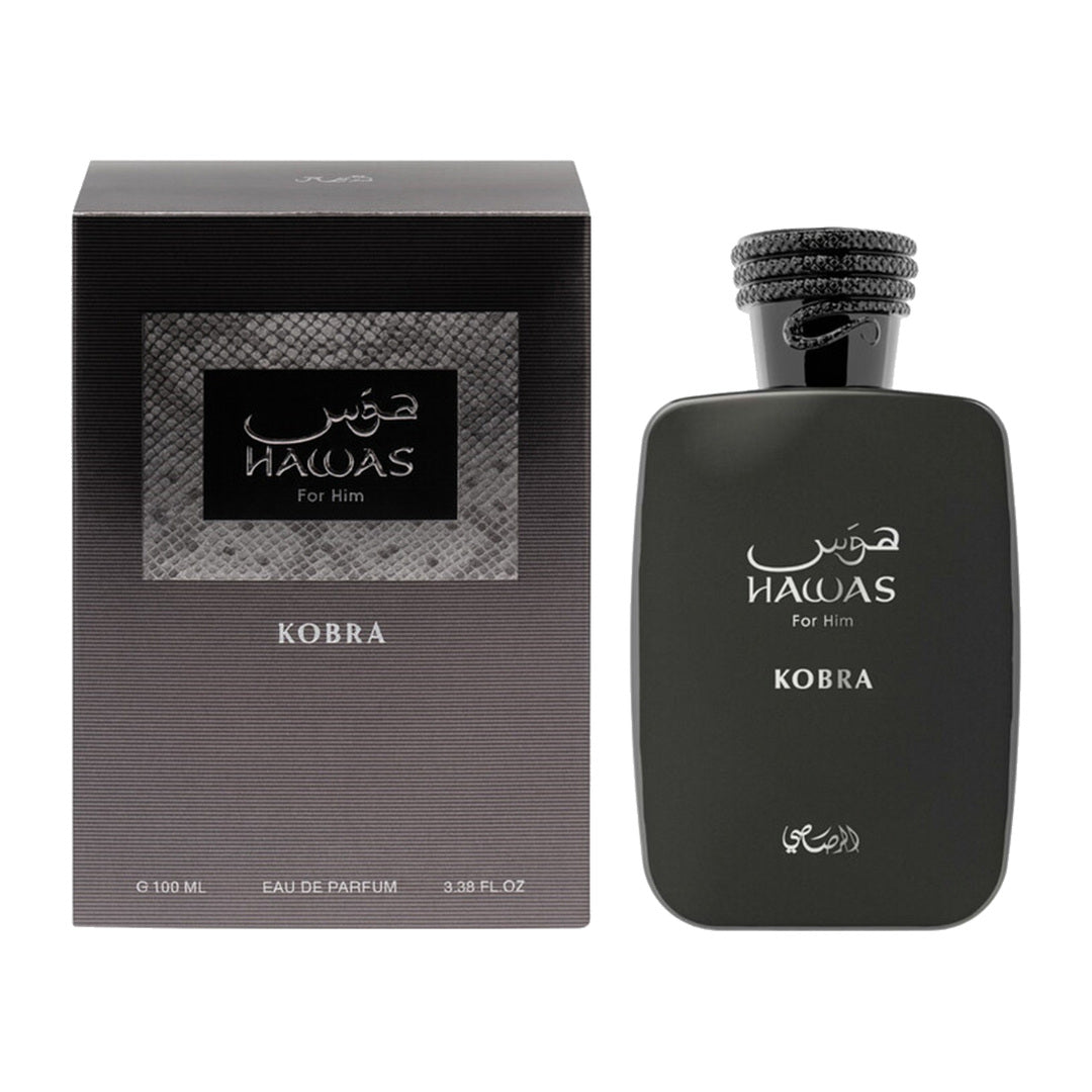 Rasasi Hawas Kobra EDP 100ml perfume bottle