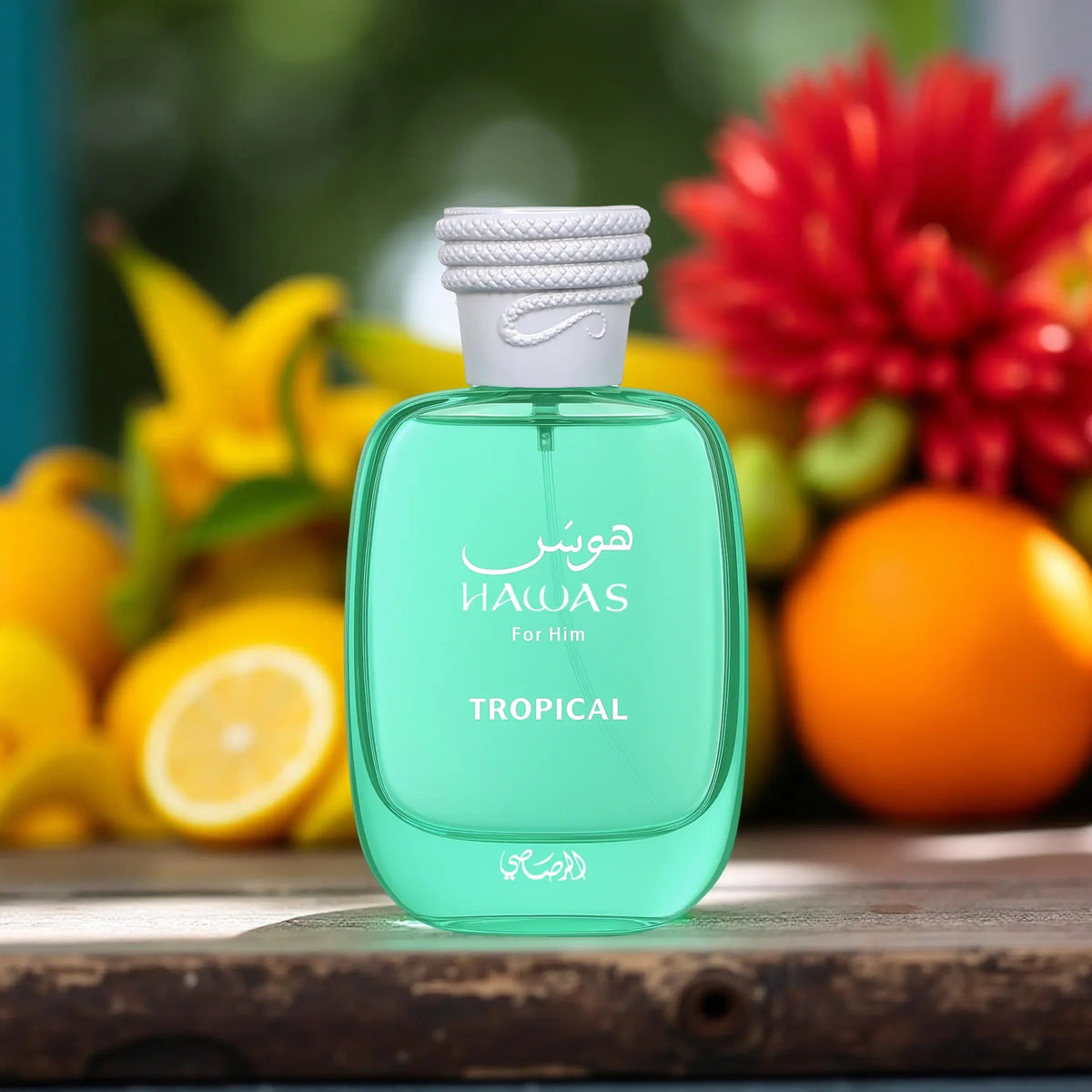 Rasasi Hawas Tropical EDP 100ml - tropical citrus presentation