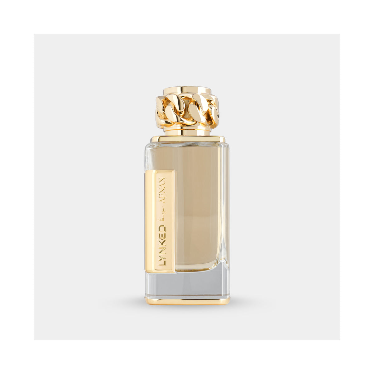 Afnan Lynked Forever EDP 100ml - angled bottle view