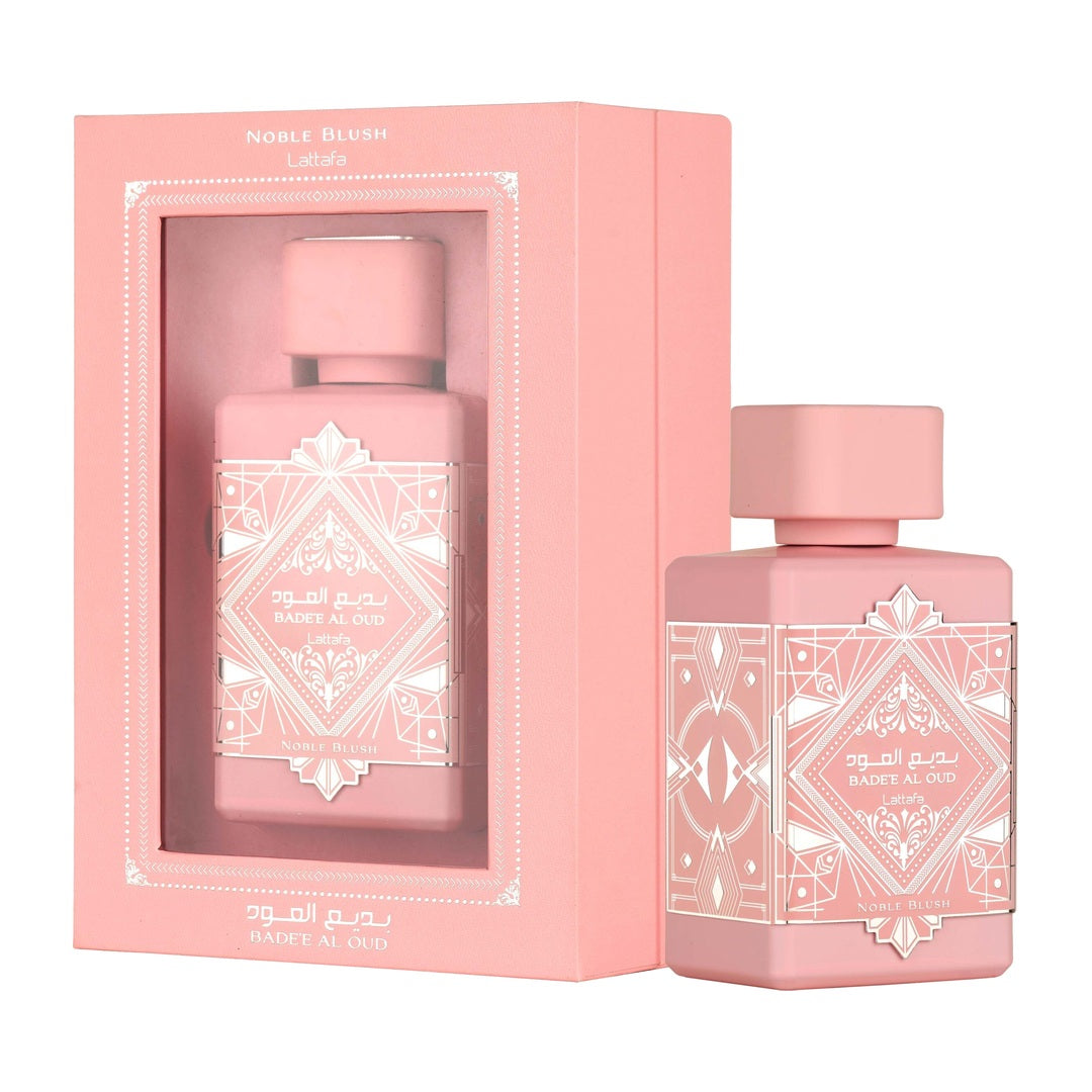 Lattafa Badee Al Oud Noble Blush EDP 100ml perfume bottle