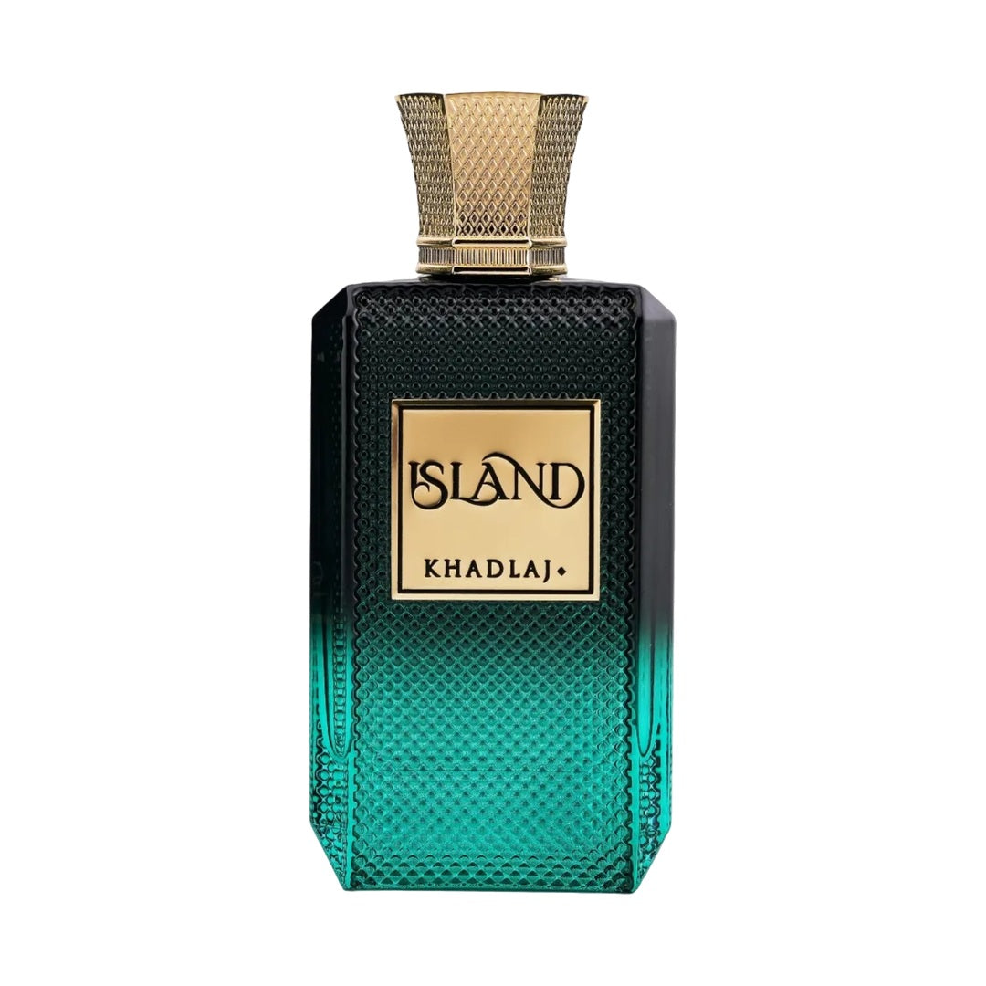 Khadlaj Island Extrait de Parfum 100ml perfume bottle and box