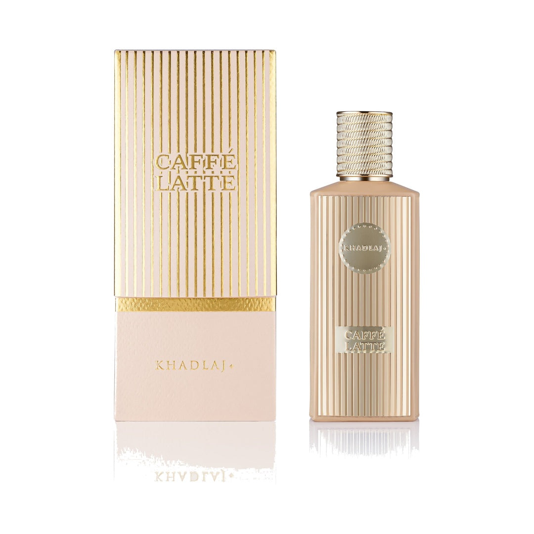 Khadlaj Caffe Latte Extrait de Parfum 100ml perfume bottle and box