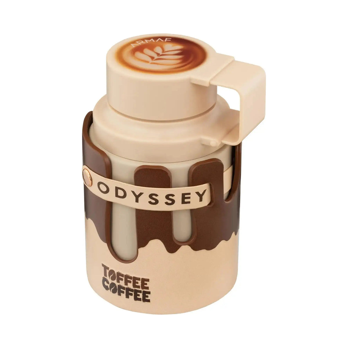 Armaf Odyssey Toffee Coffee Café Edition EDP 100ml - angled bottle view
