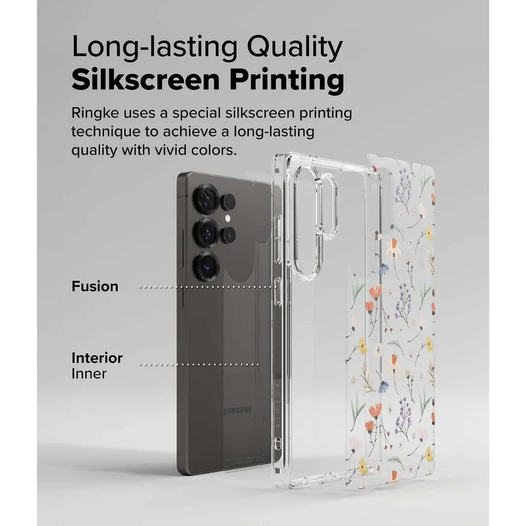 Galaxy S25 Ultra Fusion Design Dry Flowers Case by Ringke Ringke