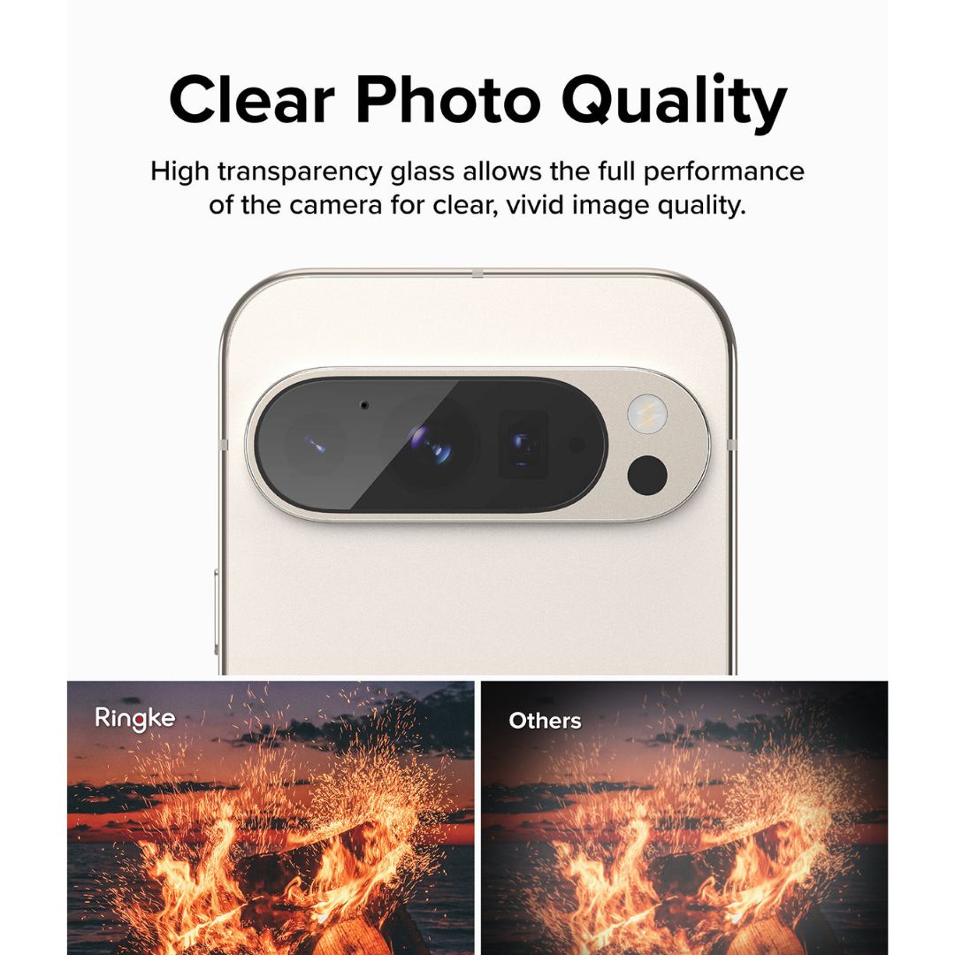 Anti-Smudge Camera Lens Shield for Pixel 9 Pro – Ringke 3 Pack