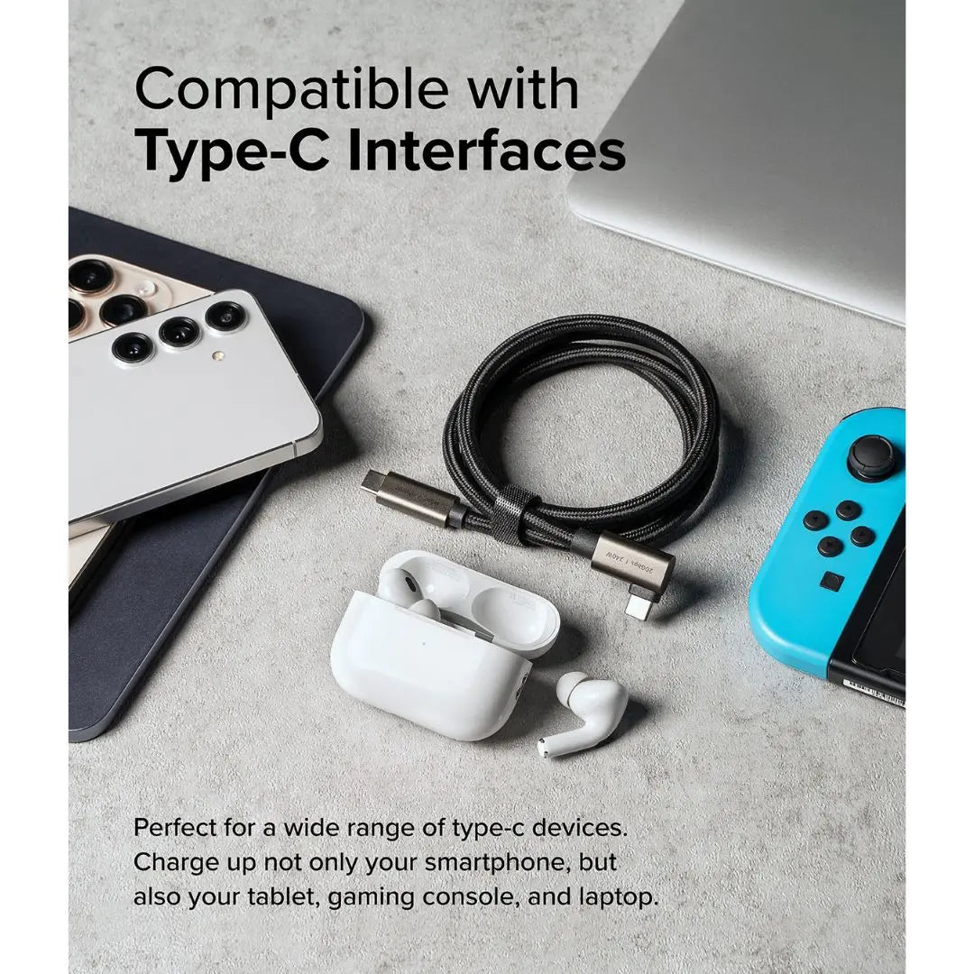 USB 3.2 Gen 2x2 USB-C 90 Degree Cable 2M by Ringke Ringke