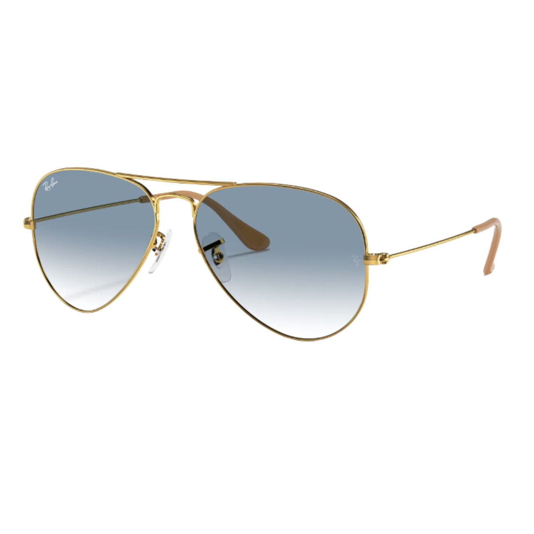 Ray-Ban RB3025 001/3F 62-14 Aviator Gradient sunglasses Front Right View