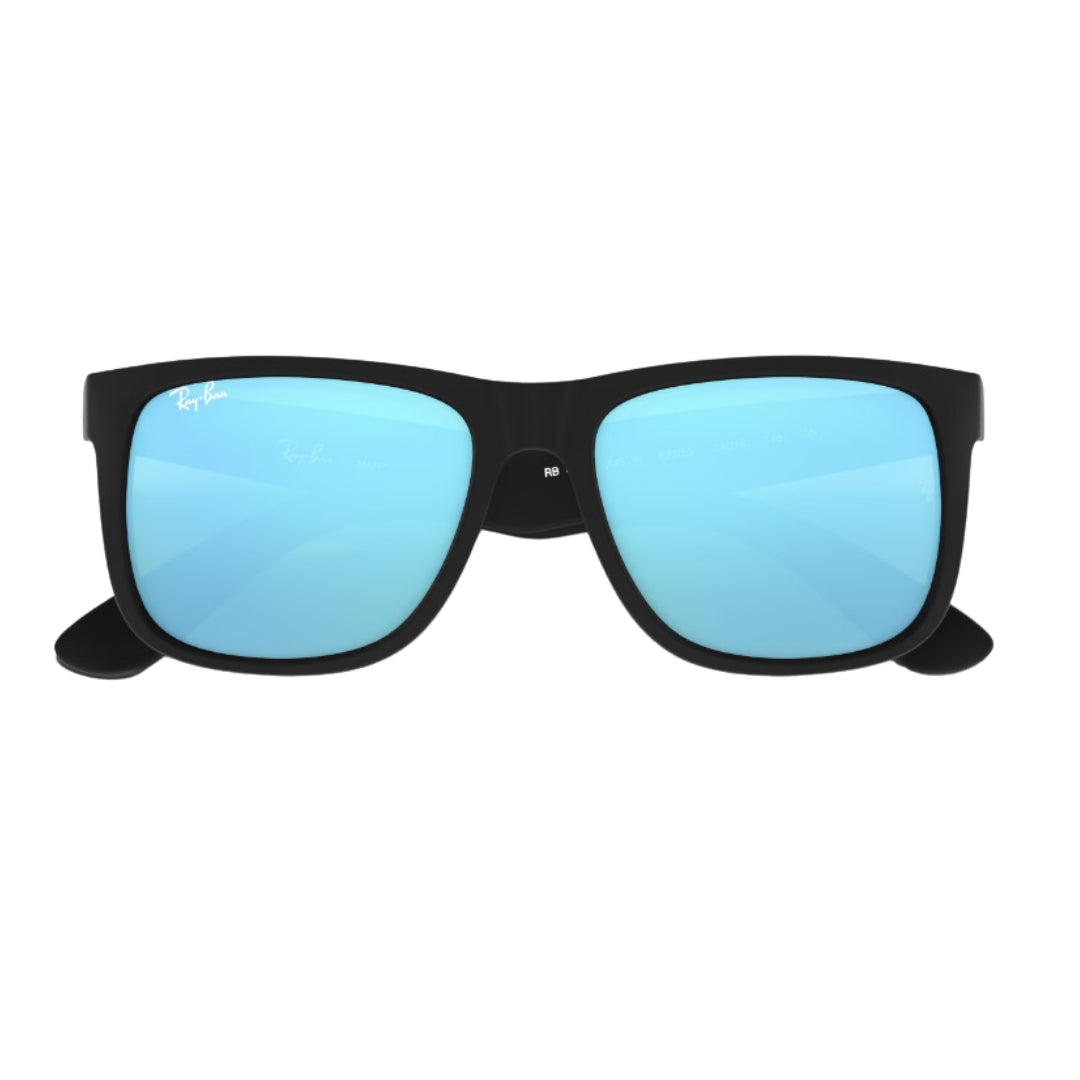 Ray-Ban RB4165 Sunglasses Justin Color Mix Matte Black Close Up View