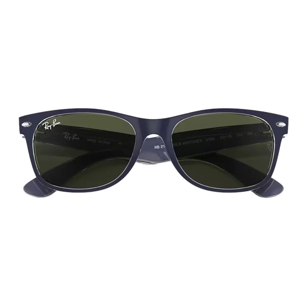 Ray-Ban RB2132 6188 New Wayfarer 55 mm Blue Sunglasses For Men Ray-Ban