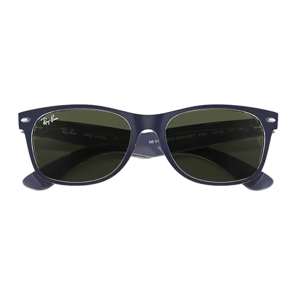 Ray-Ban RB2132 6188 New Wayfarer 55 mm Blue Sunglasses For Men Ray-Ban