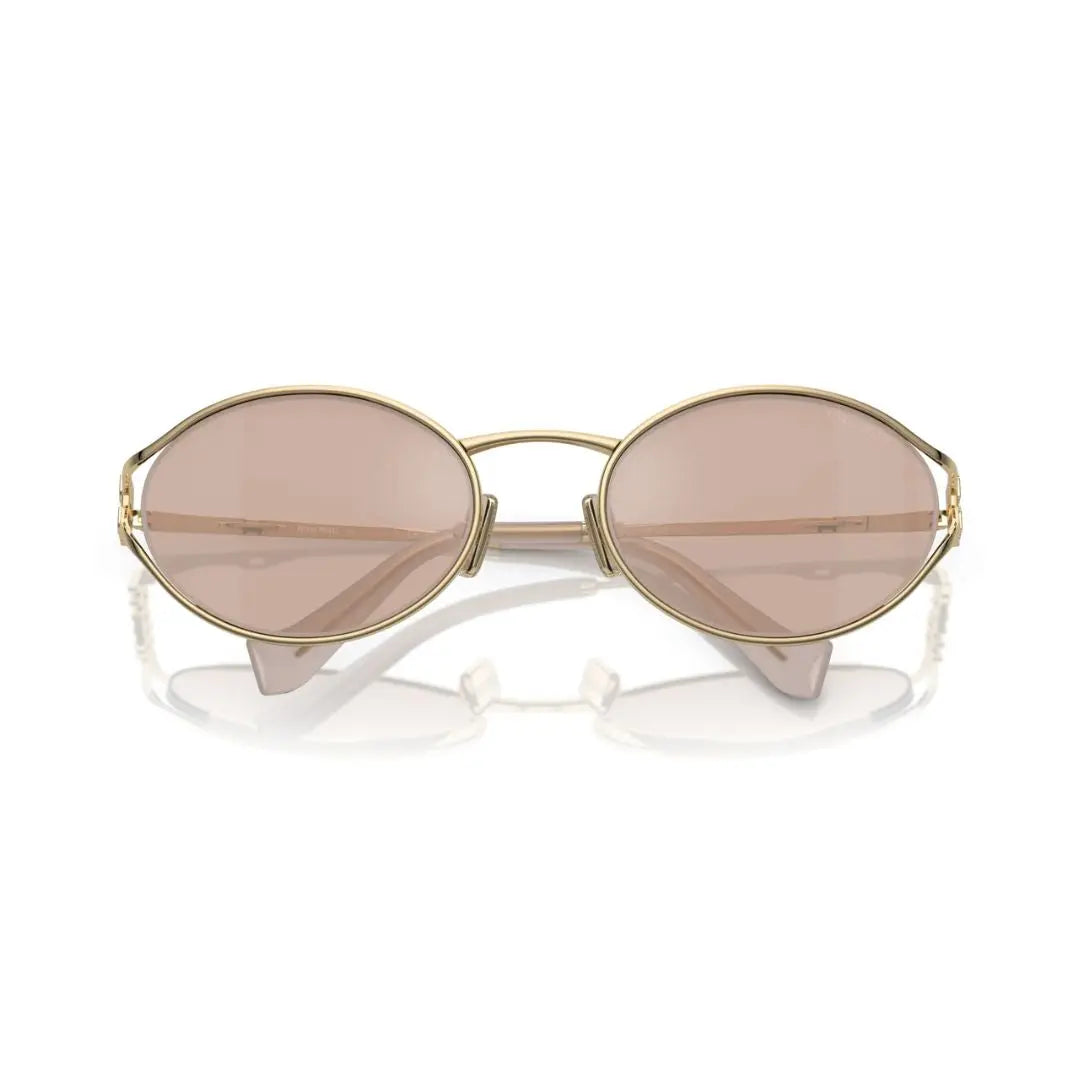 Folded View: Miu Miu MU 52YS ZVN20F – Compact Foldable Design, Stylish & Sophisticated