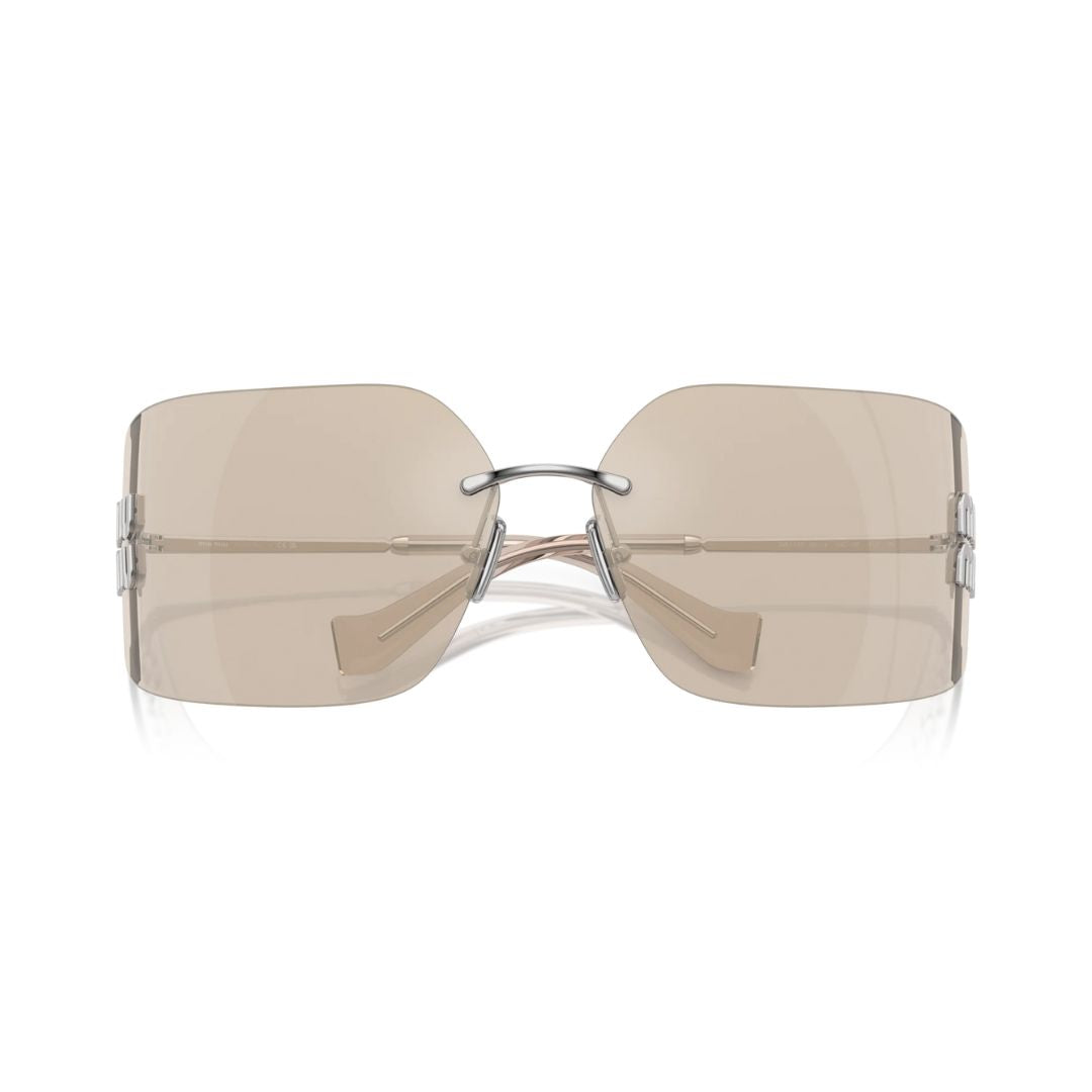 Folded View: Miu Miu MU 54YS 1BC10F – Compact Foldable Design, Premium Craftsmanship