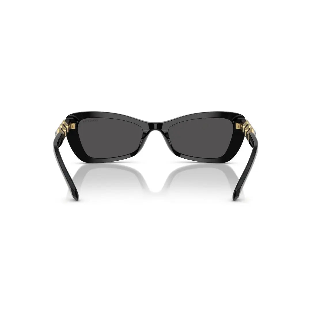 Back View: Swarovski SK6033 100187 Sunglasses – Elegant Swarovski Strass, Italian Craftsmanship, Luxury Women’s Eyewear