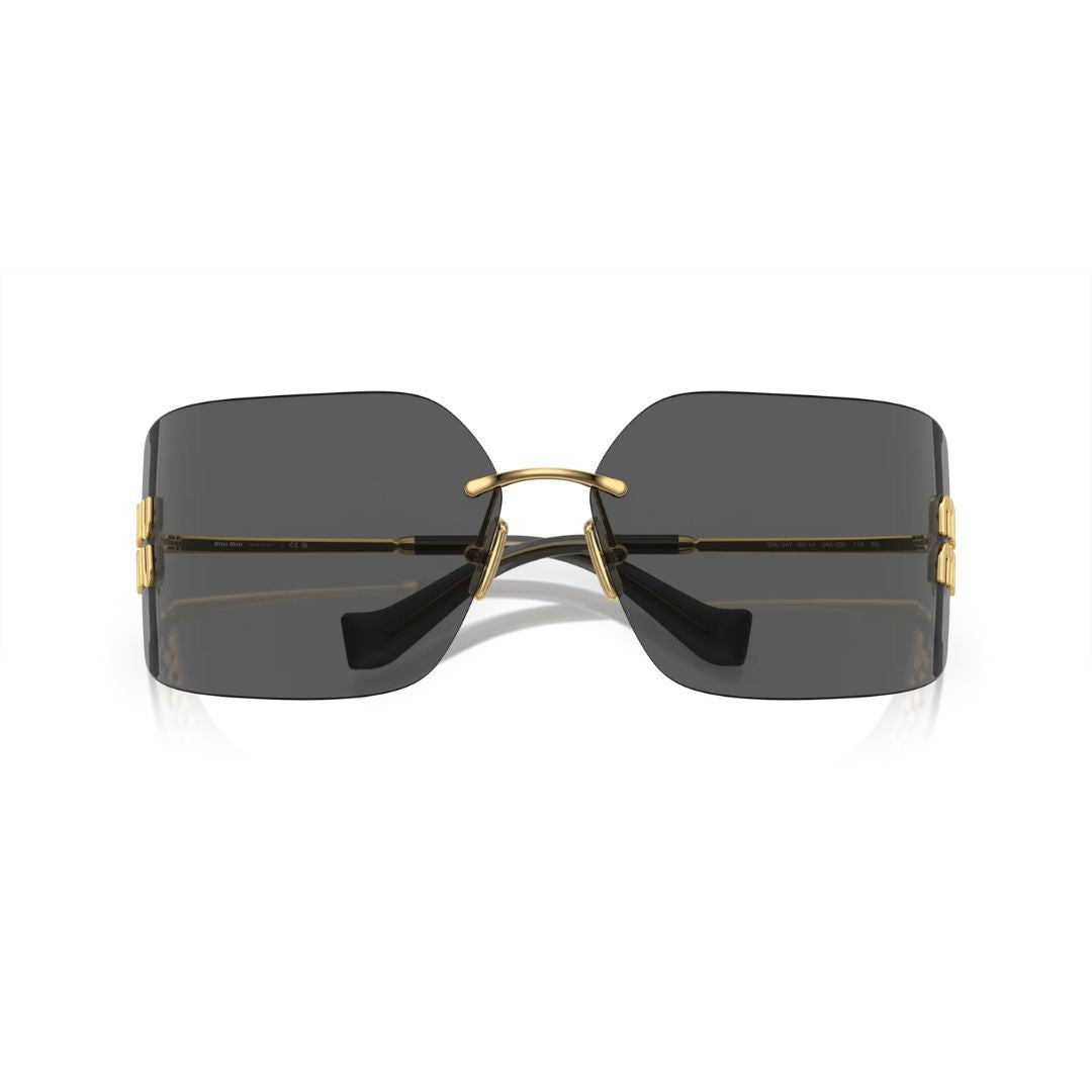 Folded View: Miu Miu MU 54YS 5AK5S0 – Compact Foldable Design, Perfect for Travel & Daily Wear