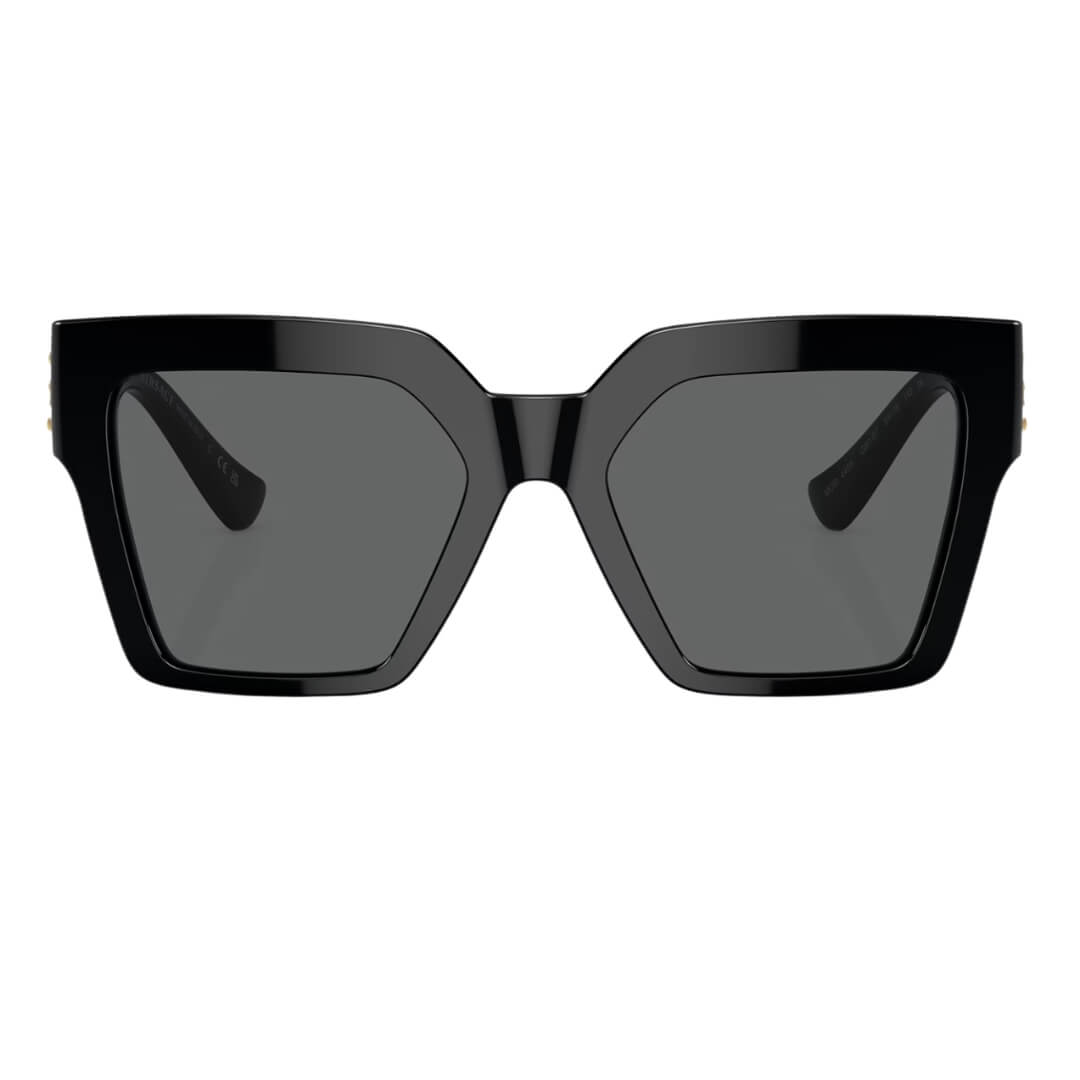 Versace VE4458 GB1/87 - Black Butterfly Frame with Dark Grey Lens Front View