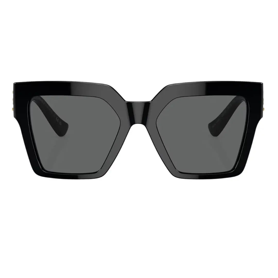 Versace VE4458 GB1/87 - Black Butterfly Frame with Dark Grey Lens Front View