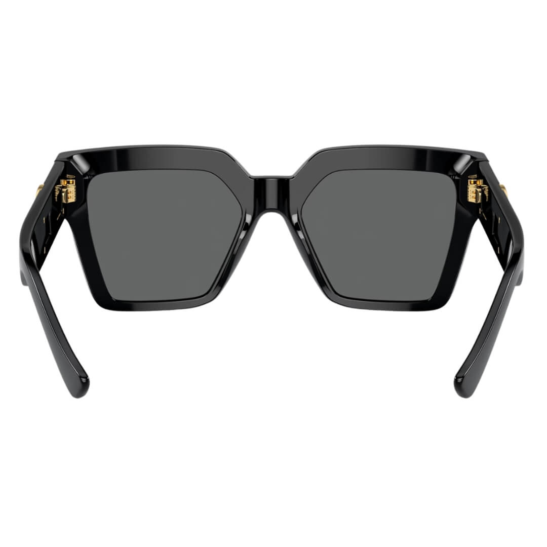 Versace VE4458 GB1/87 - Black Butterfly Frame with Dark Grey Lens Back View