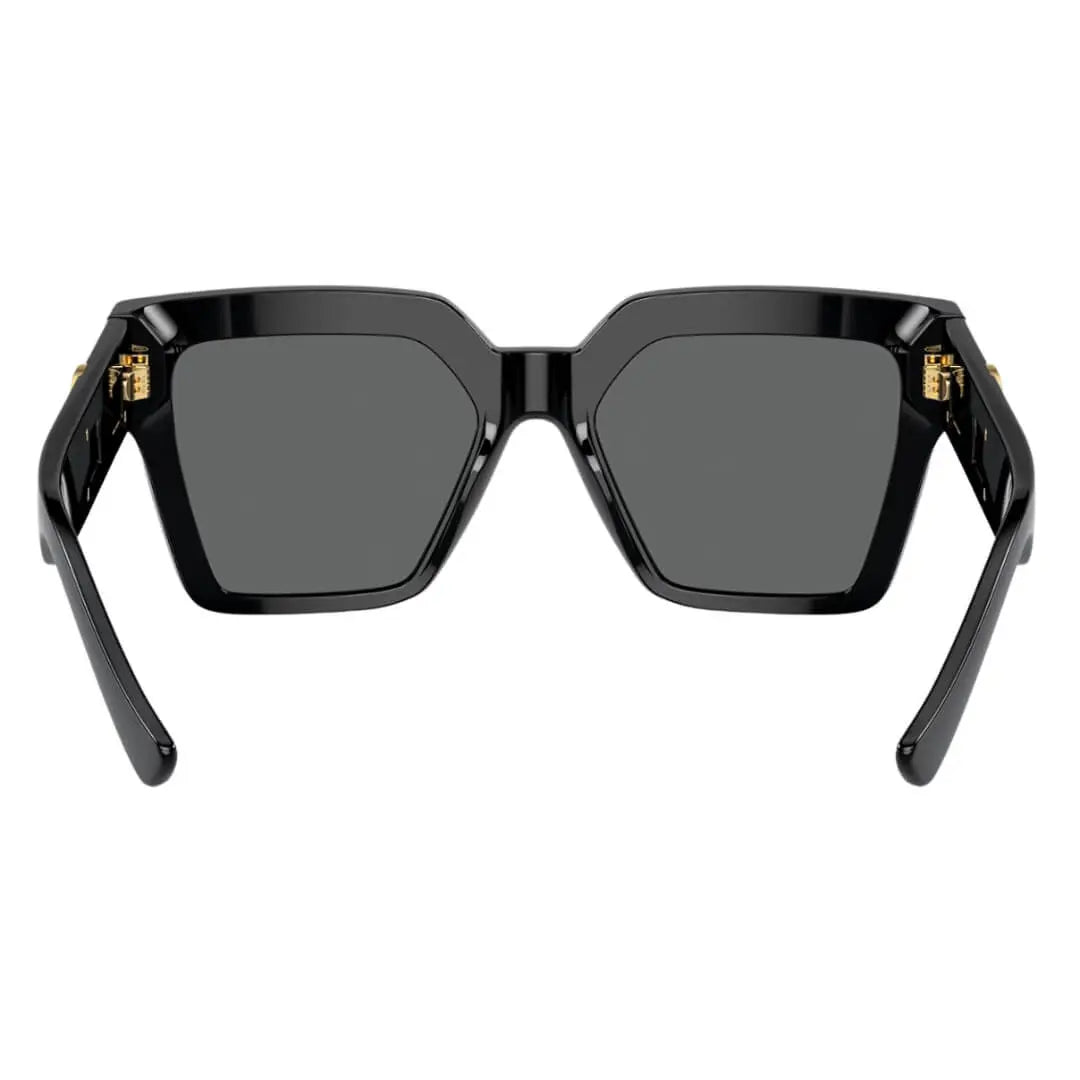 Versace VE4458 GB1/87 - Black Butterfly Frame with Dark Grey Lens Back View